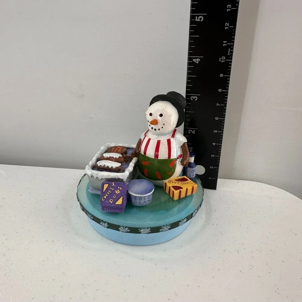 Meet the Flakes Snowman Cookie Candle Topper Baking Decoration Christmas‎